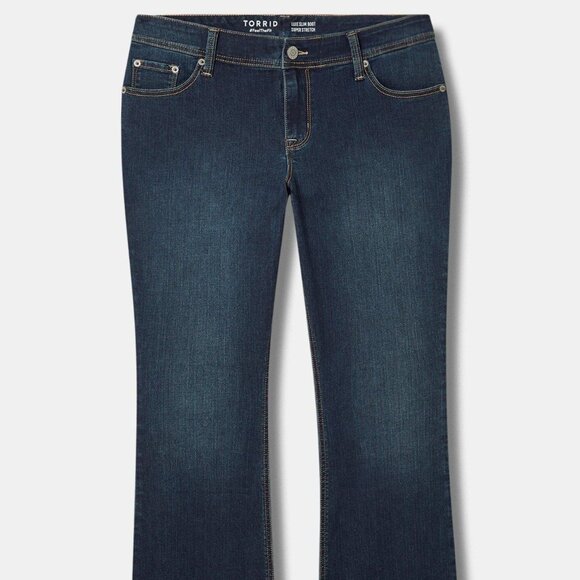 ❤️NWT VINTAGE TORRID JEANS LUXE SLIM BOOT CUT STRETCH MID RISE DENIM - PLUS SIZE - Picture 9 of 16